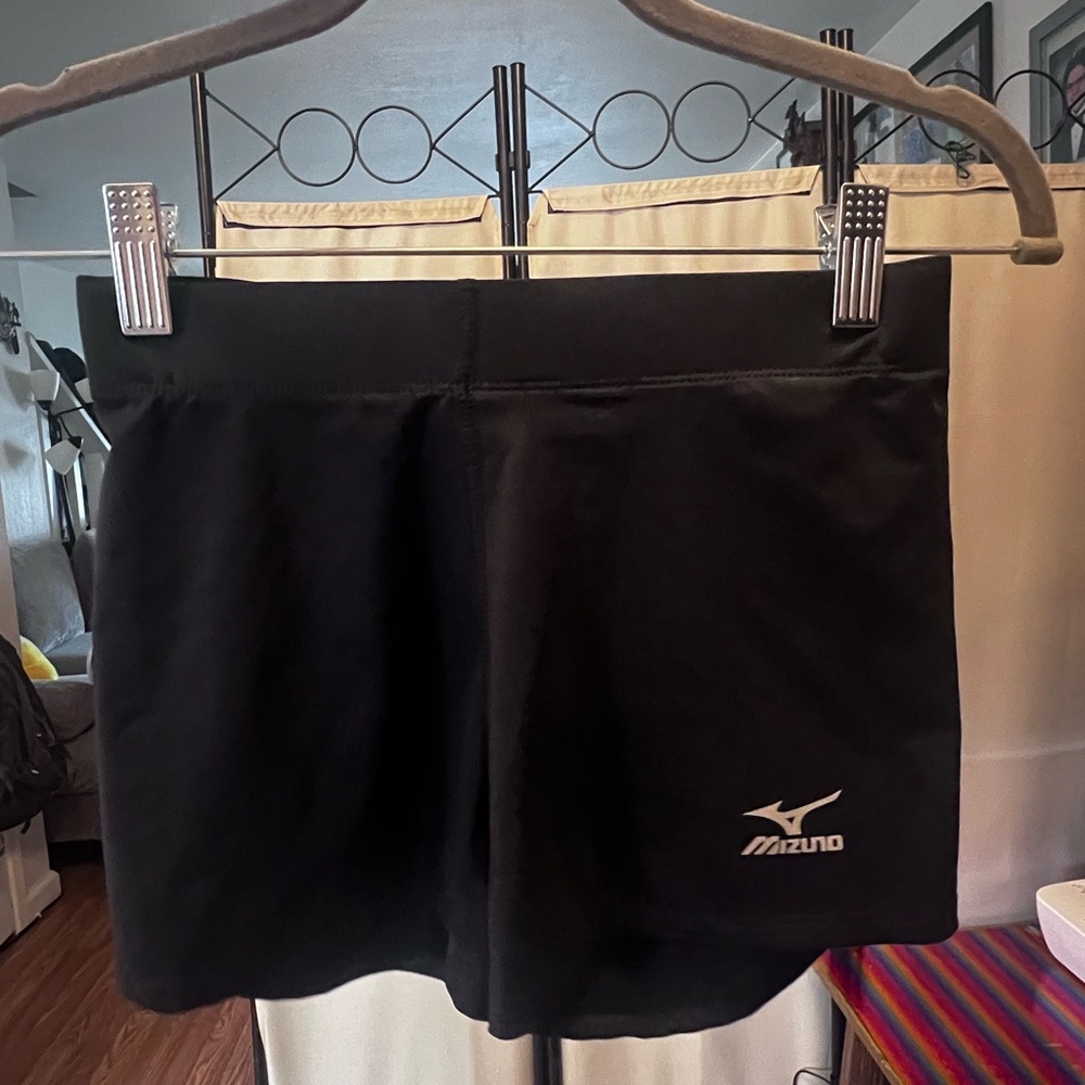 Mizuno Women's Volleyball Athletic Black Shorts